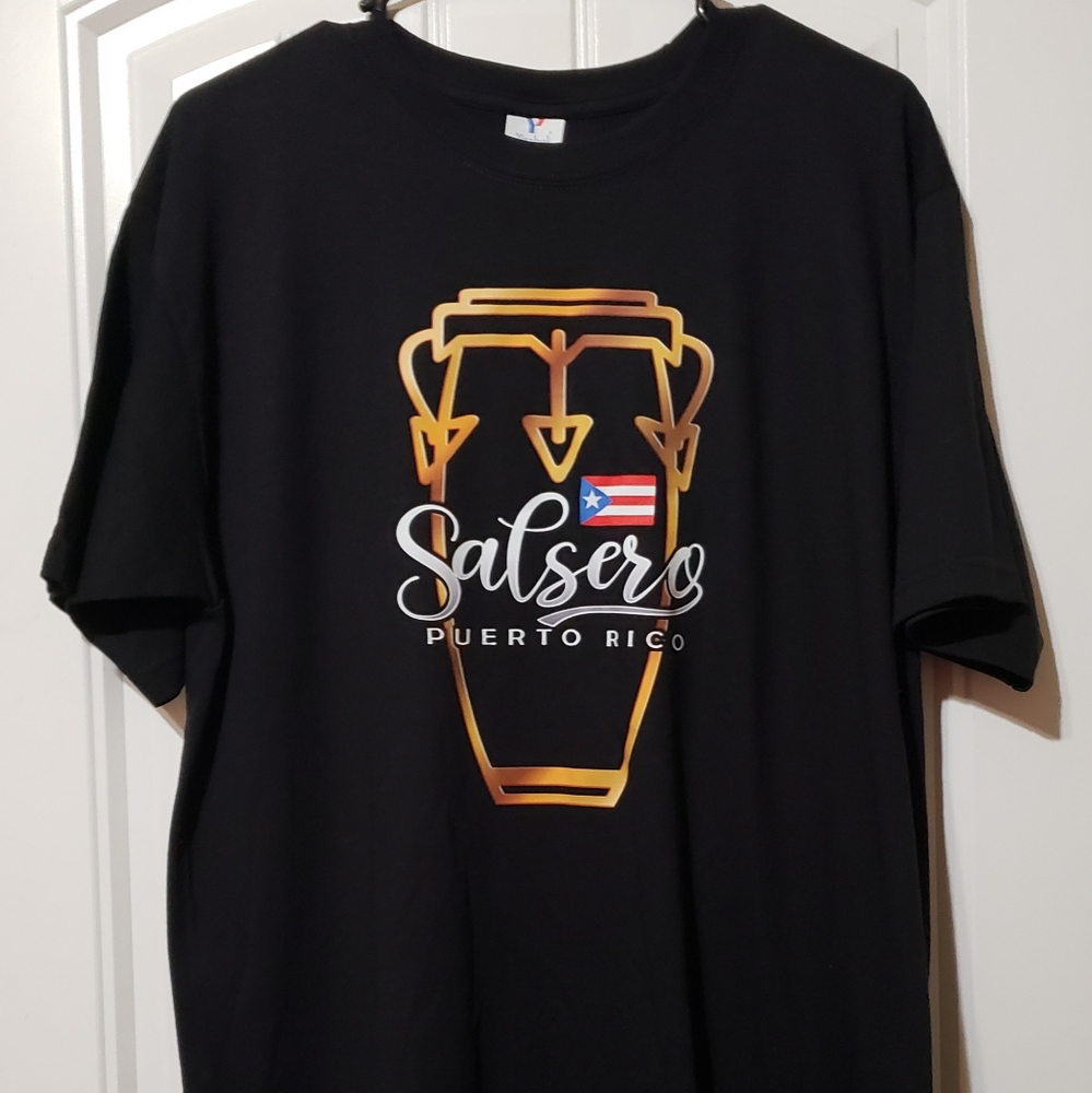 Unisex Puerto Rico Salsa Conga T-shirt